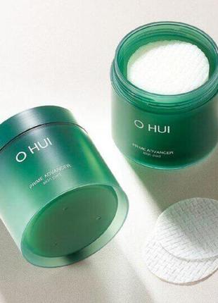 O hui prime advancer skin pad,  очищающие салфетки с pha кислотами (70 шт)6 фото