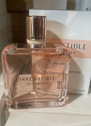 Givenchy irresistible 80 ml. - парфюмированная вода - женский тестер.1 фото