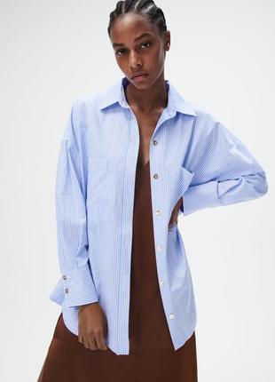 Легкая рубашка оверсайз