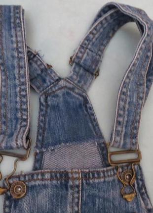 Комбінезон комбез джинсовий на дівчинку р.1462 фото