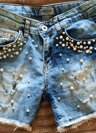 Шорты джинсовые