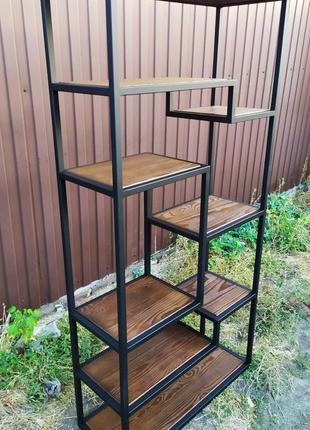 Стеллаж loft classic в стиле лофт 1600х800х300 стж201