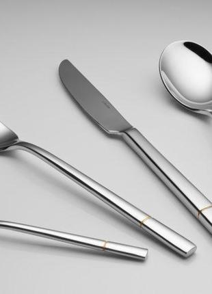 Столові прилади sola luxus rille gold 24предмета нержавійка (112554)