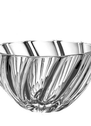 Цукерниця bohemia scallop d19 см богемське скло (6ке32/99т43/190)