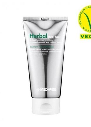 Заспокійлива пілінг-маска з ефектом детокс medi peel herbal peel tox, 120 г