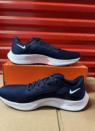 Кроссовки nike pegasus 38 navy blue white running2 фото