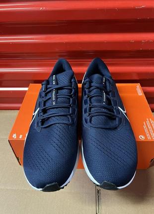 Кроссовки nike pegasus 38 navy blue white running3 фото