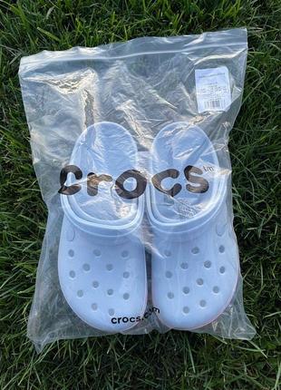 Женские crocs кроксы на платформе6 фото