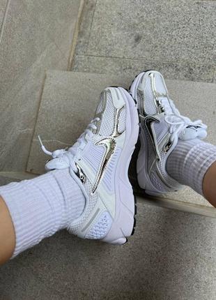 Nike vomero чоловічі жіночі літні кросівки в сітку на літо весну білі срібні женские мужские летние спортивные кроссовки деми1 фото
