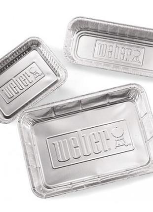 Піддони для збору жиру weber drip pans small 10шт (6415)