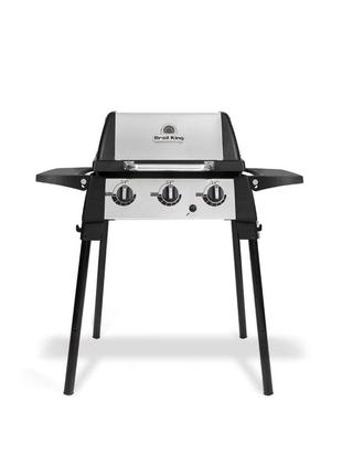 Портативный газовый гриль трансформер с чугунной решеткой для барбекю broil king 952653