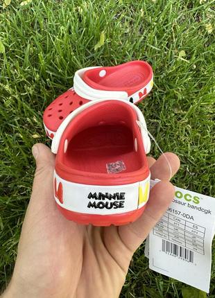 Детские кроксы minnie mouse микки маус crocs для девочки2 фото