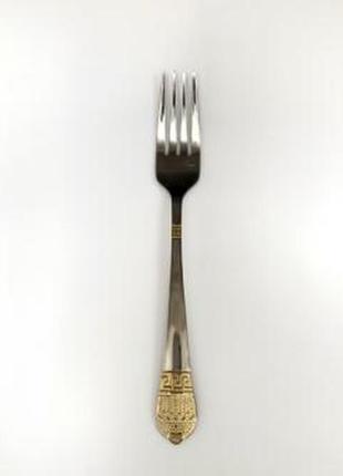 Вилка столовая elit версаче золото 6 штук нержавейка (85pb elit)