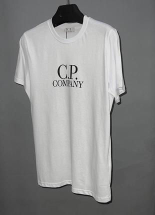 Футболка cp company біла1 фото