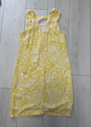 Платье желтое2 фото