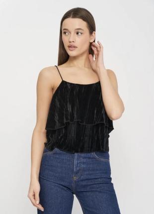 Топ zara велюровый