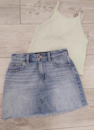 Джинсова юбка спідниця