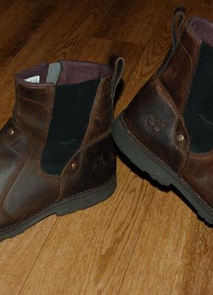 Кожаные ботинки 39,5 р timberland хорошее состояние
