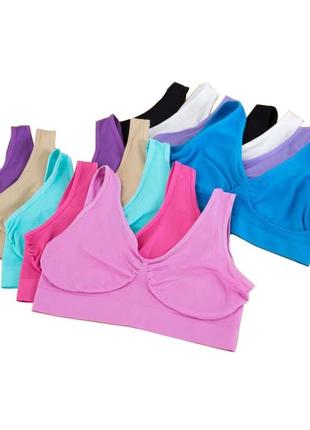 Топ бесшовный бюстгальтер air bra красный s, m, l, xl, 2xl, 3xl6 фото