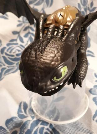 Дракон беззубик как приручить дракона детская игрушка чёрный большой