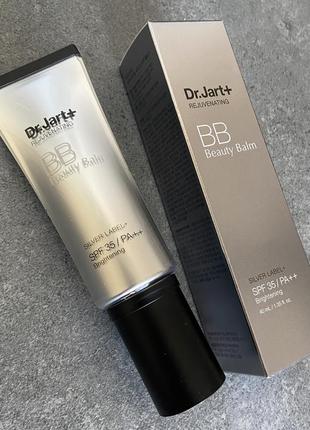 Корейскький зволожуючий срібний бб крем dr.jart+ bb beauty balm silver label+ spf 35/pa++