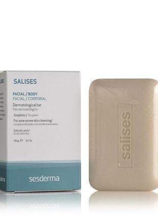 Дерматологическое мыло sesderma salises dermatological soap bar 100 г