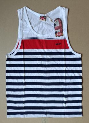 Майка lee cooper yarn dye stripe vest. нова, оригінал1 фото