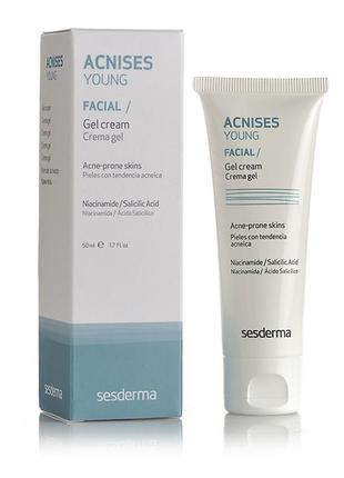 Крем-гель sesderma acnises young facial gel cream 50 мл