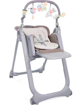 Стульчик для кормления chicco polly magic relax cocoa1 фото