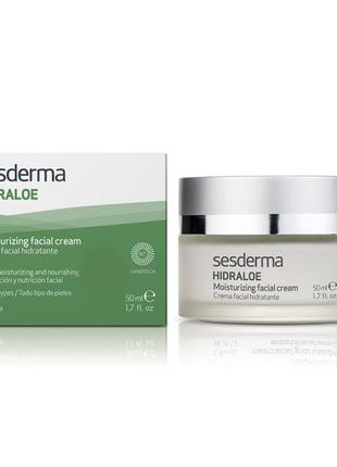 Увлажняющий крем sesderma hidraloe moisturizing face cream 50 мл