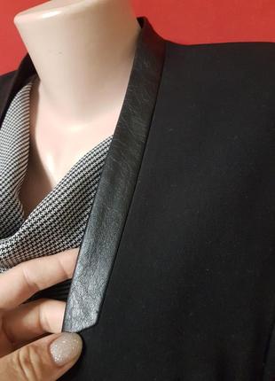 Стильний піджак з шкіряними вставками від h&m5 фото