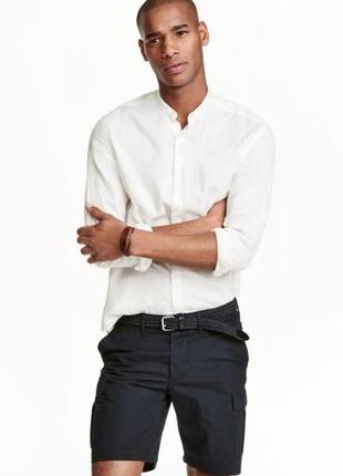 Оригинальные шорты-карго regular fit от бренда h&m 0249781009 разм. 34