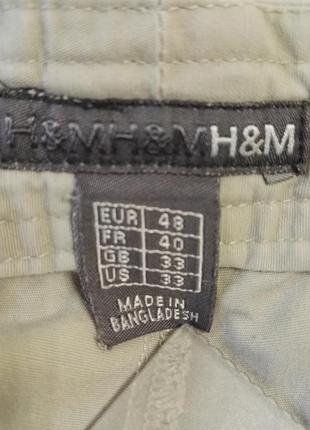 Комфортные туристические летние брюки от h&m, w333 фото