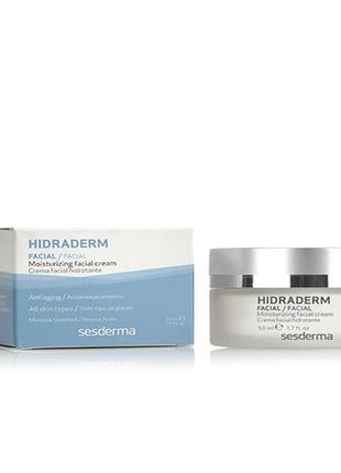 Зволожувальний крем для обличчя sesderma hidraderm moisturizing facial cream 50 мл1 фото