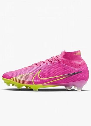 Бутсы nike air zoom mercurial superfly 9 elite fg (арт. dj4977-605)1 фото