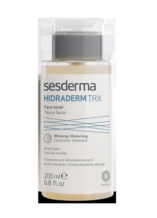 Тонізувальний освітлювальний засіб для обличчя sesderma hidraderm trx 200 мл1 фото