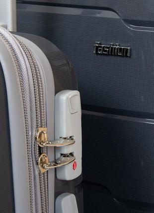Комплект валіз 3 шт abs-пластик fashion 810 dark-grey2 фото
