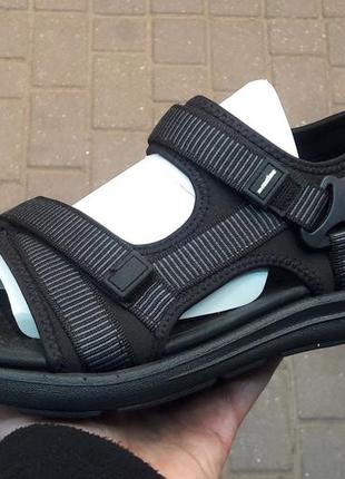 Сандалії чоловічі restime чорно-сірі (р.44,45,46)