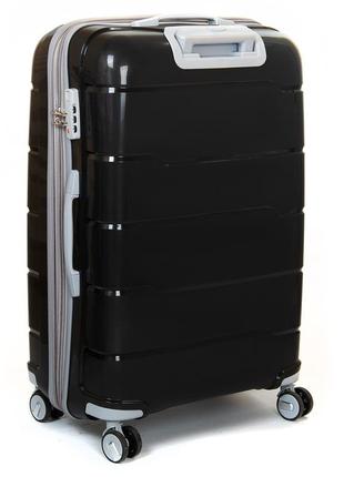 Комплект валіз 3 шт abs-пластик fashion 810 black2 фото