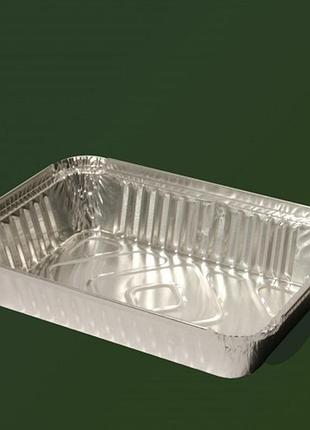 Контейнер для зберігання l l борт 850 мл 20,9х14,1 см h3,7 см фольга (lf-901 l 100шт)