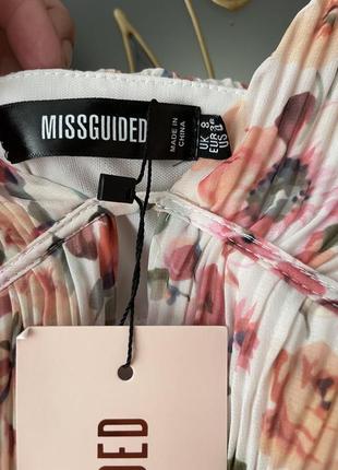 Сукня у квітковий принт з плісировкою missguided4 фото