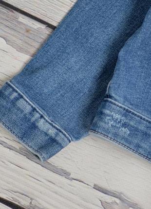 4 - 5 років 110 см h&m фірмова легка джинсівка джинсовий піджак джинсова куртка дівчинці4 фото