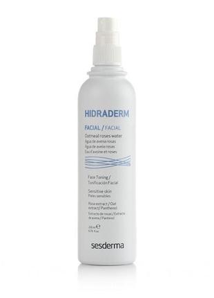 Тонік для чутливої шкіри sesderma hidraderm oatmeal&roses water 200 мл