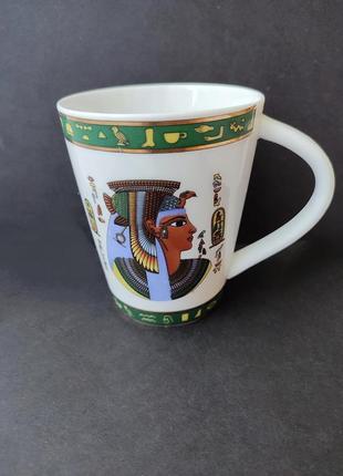 Порцелянова чашка для кави/чаю з зображенням клеопатри fathi mahmoud limoges