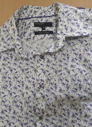 Стильная мужская рубашка в цветах marks&spencer1 фото