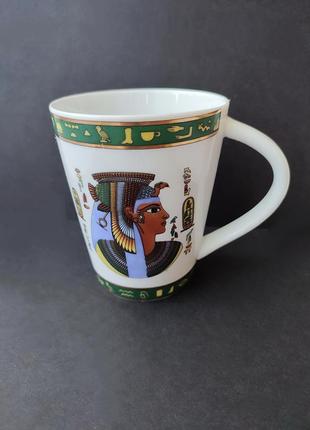 Порцелянова чашка для кави/чаю з зображенням клеопатри fathi mahmoud limoges3 фото