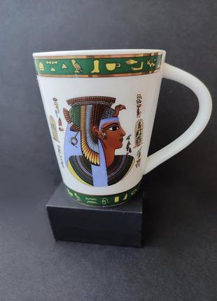 Порцелянова чашка для кави/чаю з зображенням клеопатри fathi mahmoud limoges7 фото