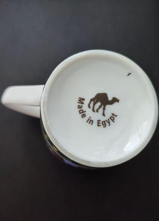Порцелянова чашка для кави/чаю з зображенням клеопатри fathi mahmoud limoges9 фото