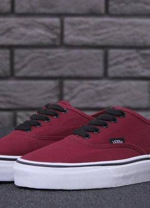 Кеды vans era 59 bordo (кеды ванс ера бордовые мужские и женские размеры 374 фото