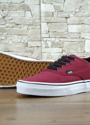 Кеды vans era 59 bordo (кеды ванс ера бордовые мужские и женские размеры 376 фото